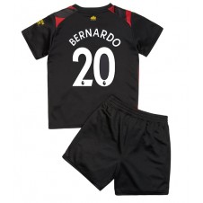 Manchester City Bernardo Silva #20 Bortaställ Barn 2022-23 Korta ärmar (+ Korta byxor)